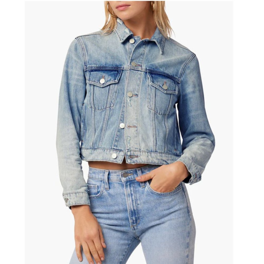 Joe's Jean THE JOEY SHRUNKEN DENIM JACKET